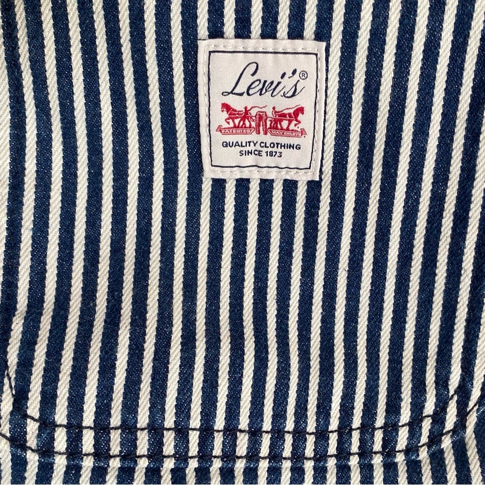 Best Seller New Levi's Bree Barn Striped Jacket Women's L - Picture 8 of 15